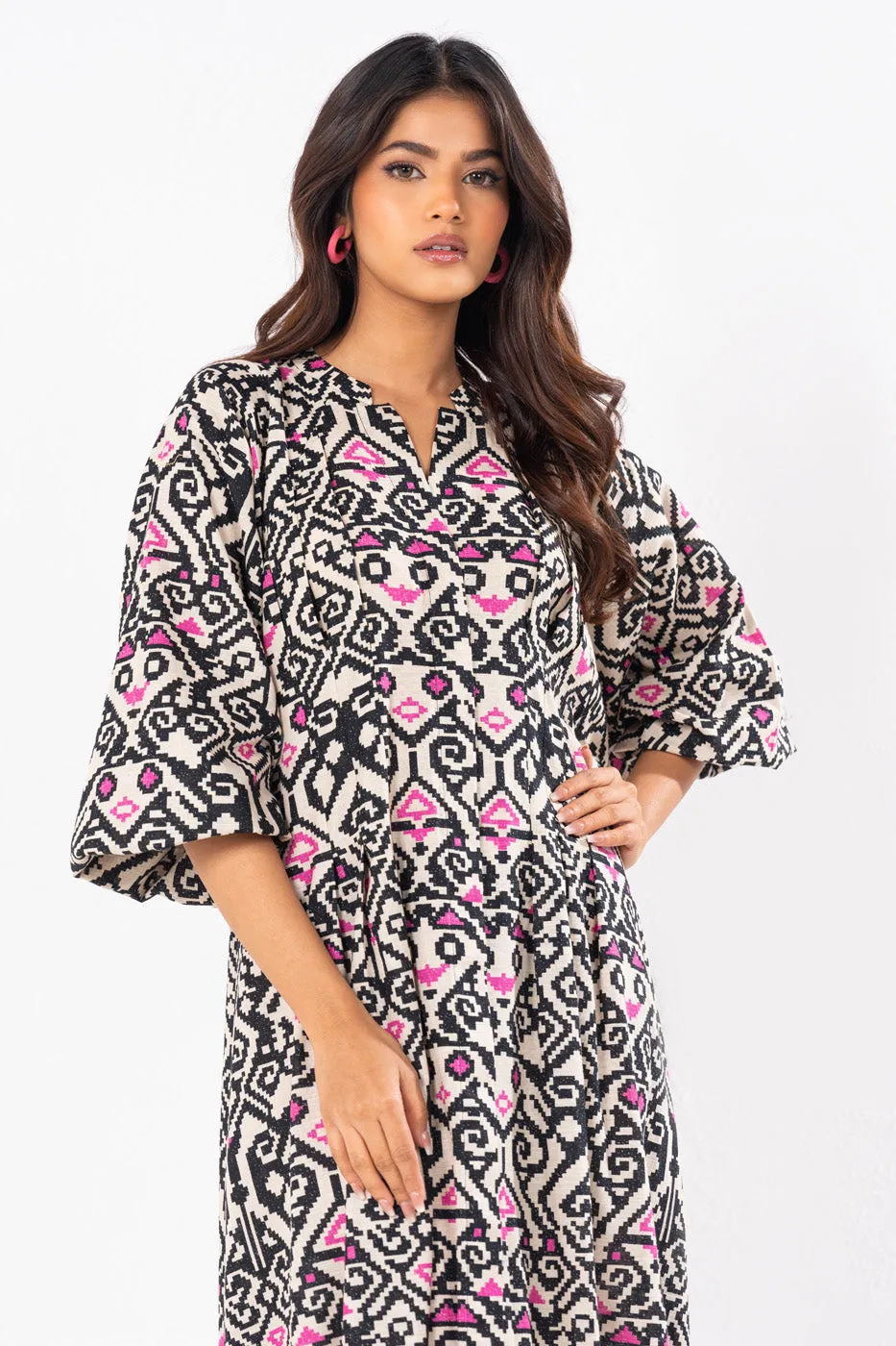 1 Pc Printed Khaddar Shirt 