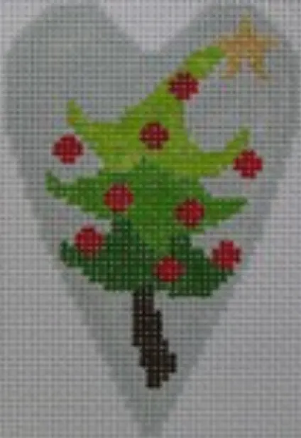 1343C Christmas Tree Heart