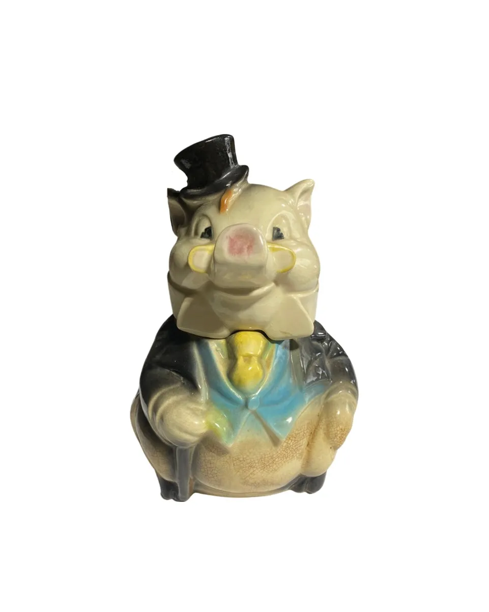 1954 McCoy Tuxedo Pig Cookie Jar