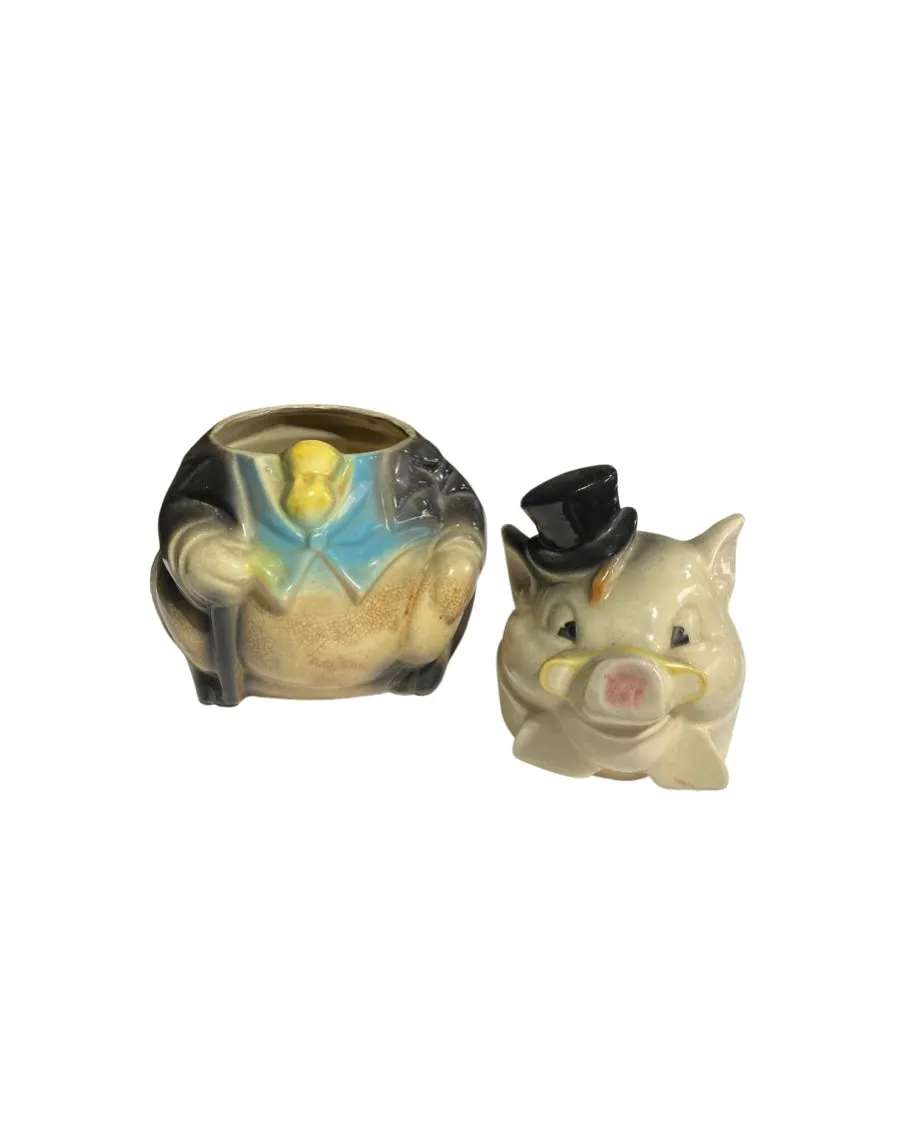 1954 McCoy Tuxedo Pig Cookie Jar