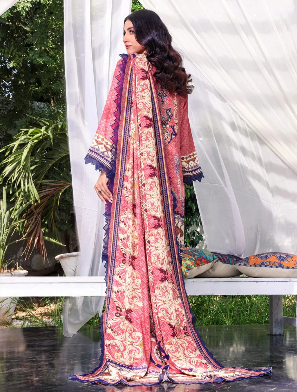 3 Piece Unstitched Suit KTE-1566