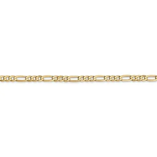 3.00mm Flat Figaro Chain Necklace