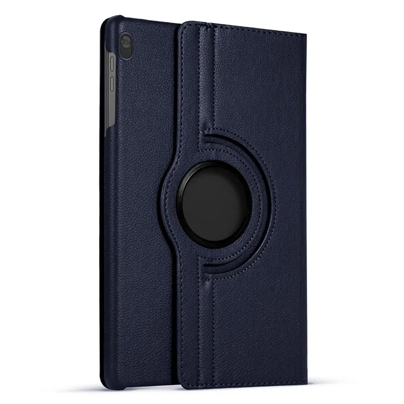 360 Degree Rotating PU Leather Tablet Flip Cover For Lenovo Tab M10 X605