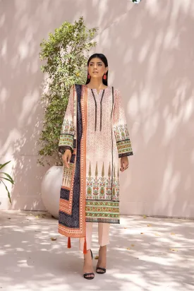 3PC Unstitched Khaddar Suit KKH-2204