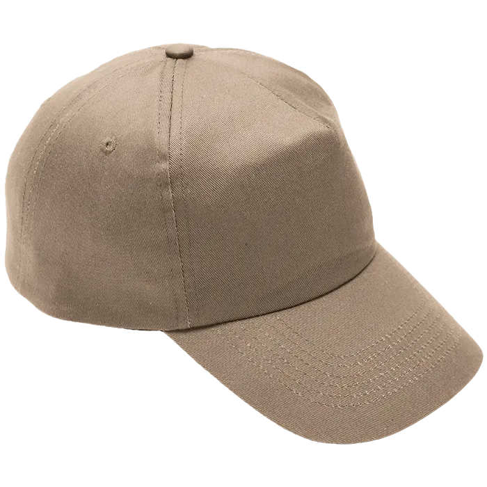 5 Panel Cotton with Hard Front Cap