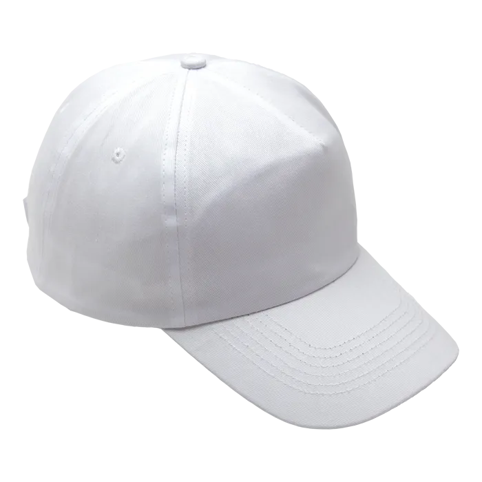 5 Panel Cotton with Hard Front Cap