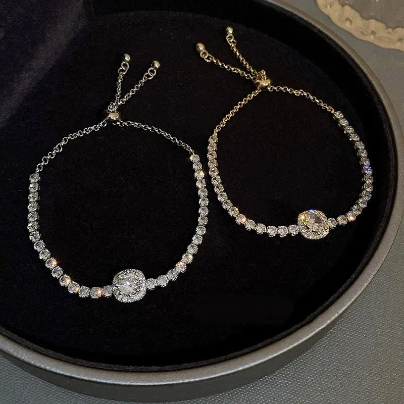 925 Silver Moissanite Bracelet