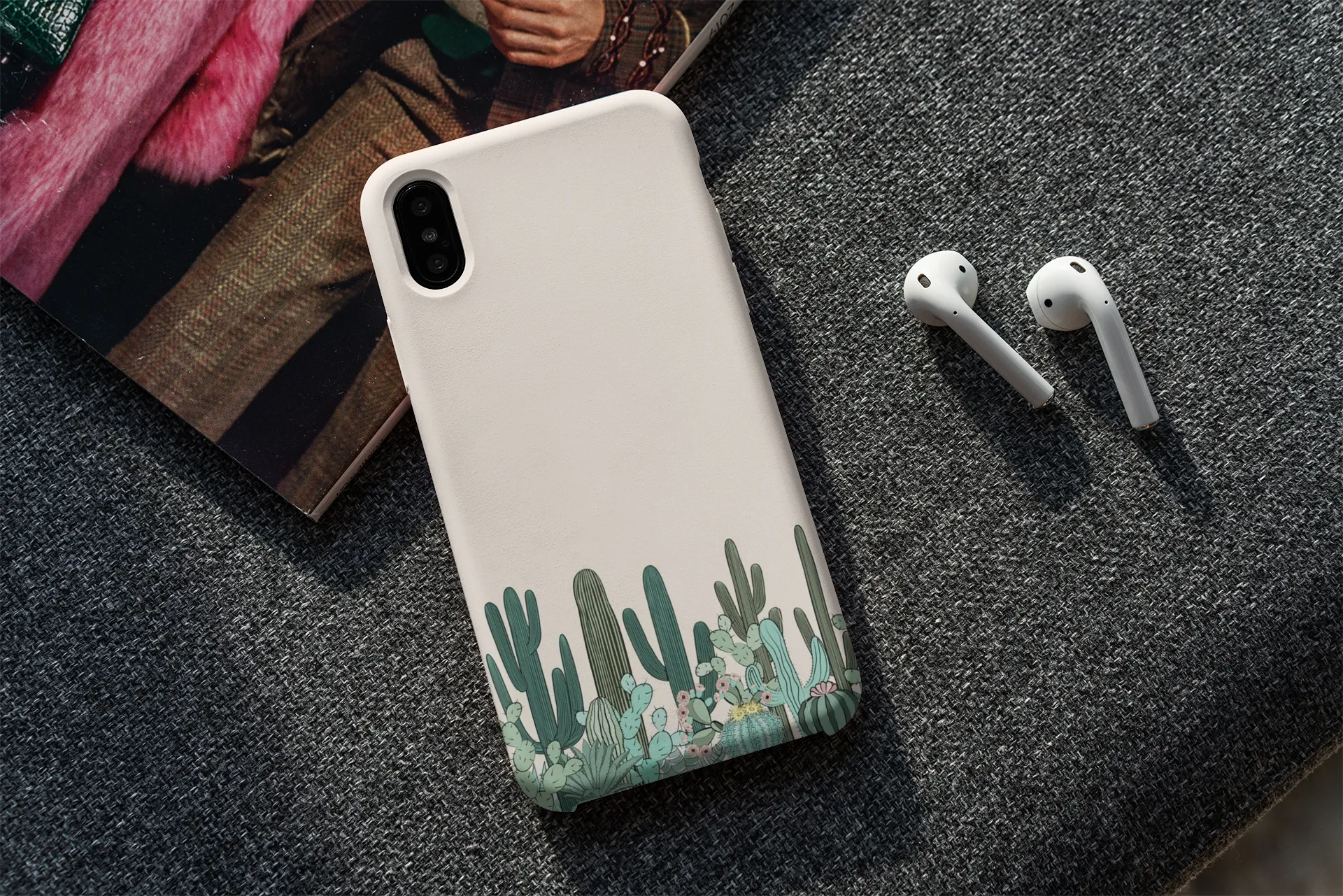 Aesthetic cactus plants Case