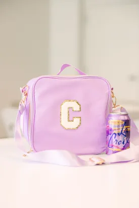 All Packed Up Lilac Varsity Lunchbox