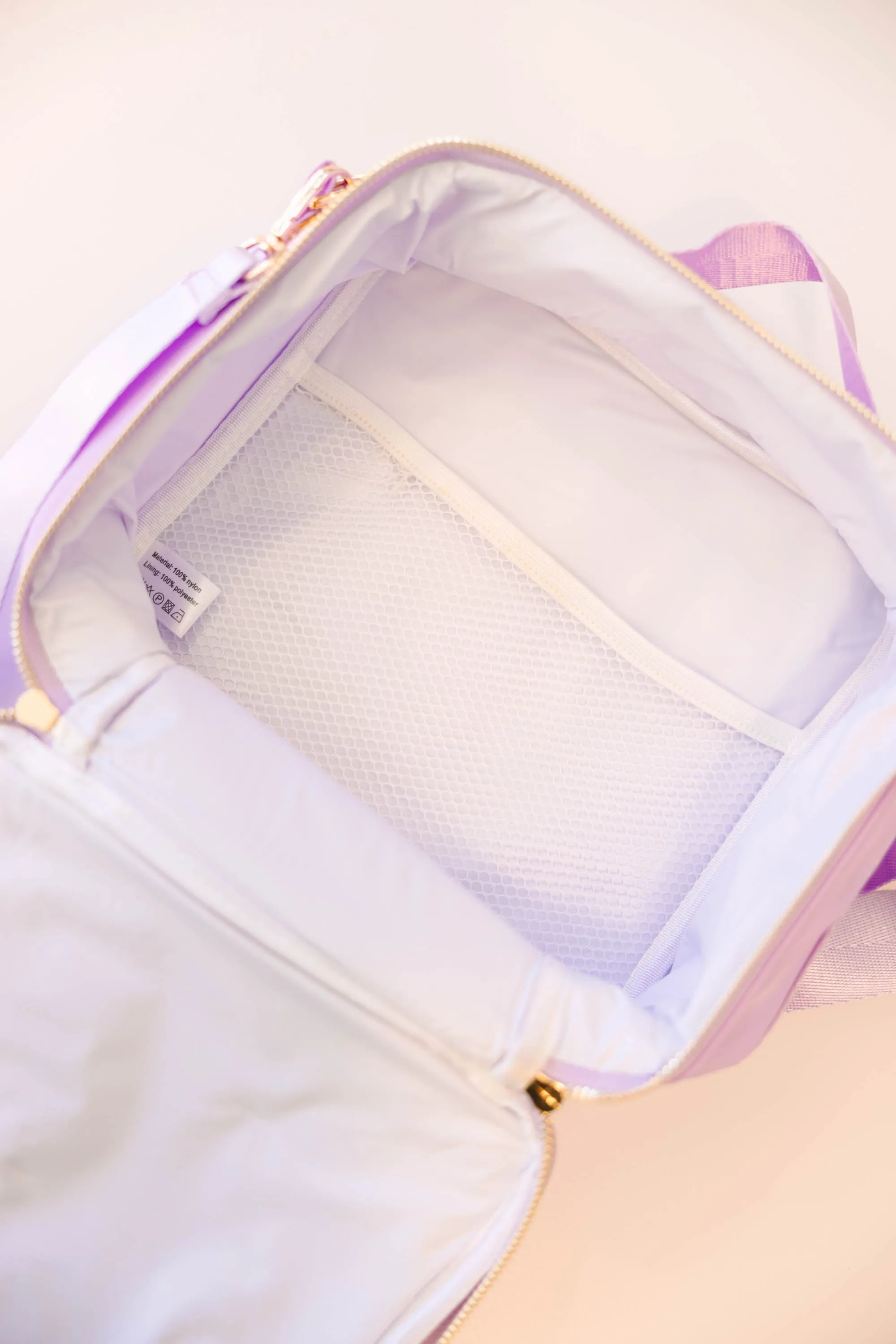 All Packed Up Lilac Varsity Lunchbox