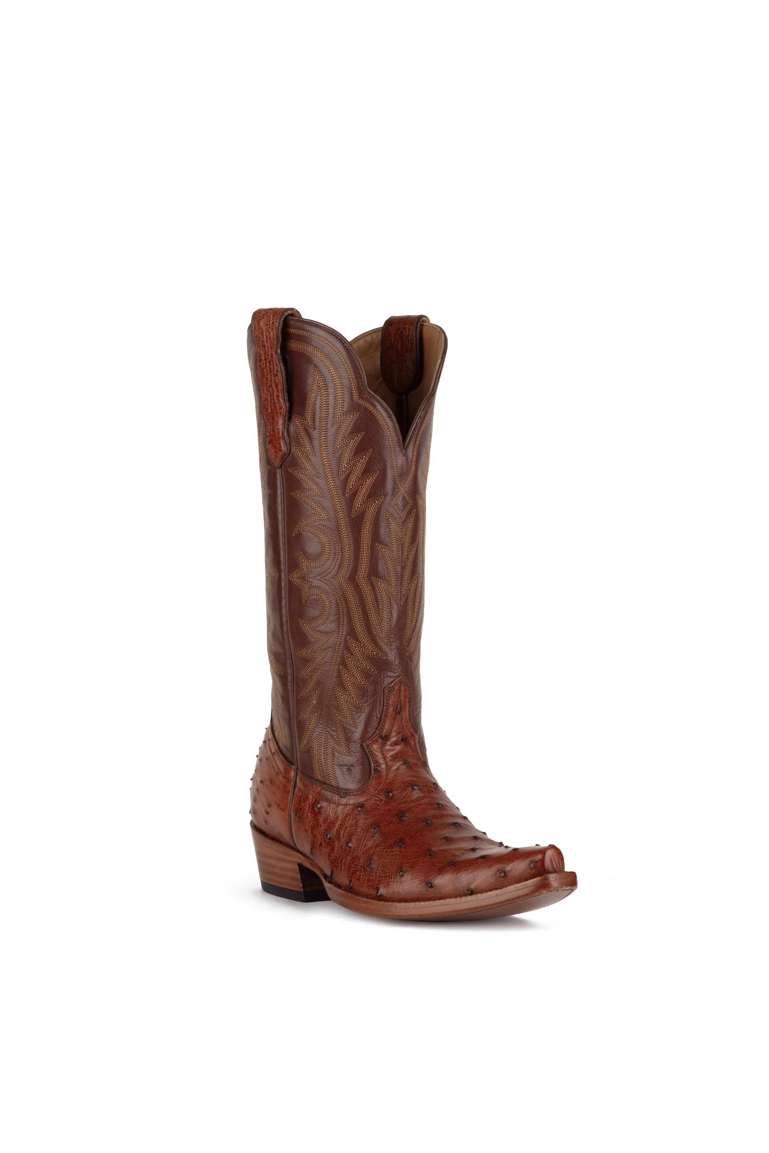 Allens Brand - Chloe Full Quill Ostrich - Brandy