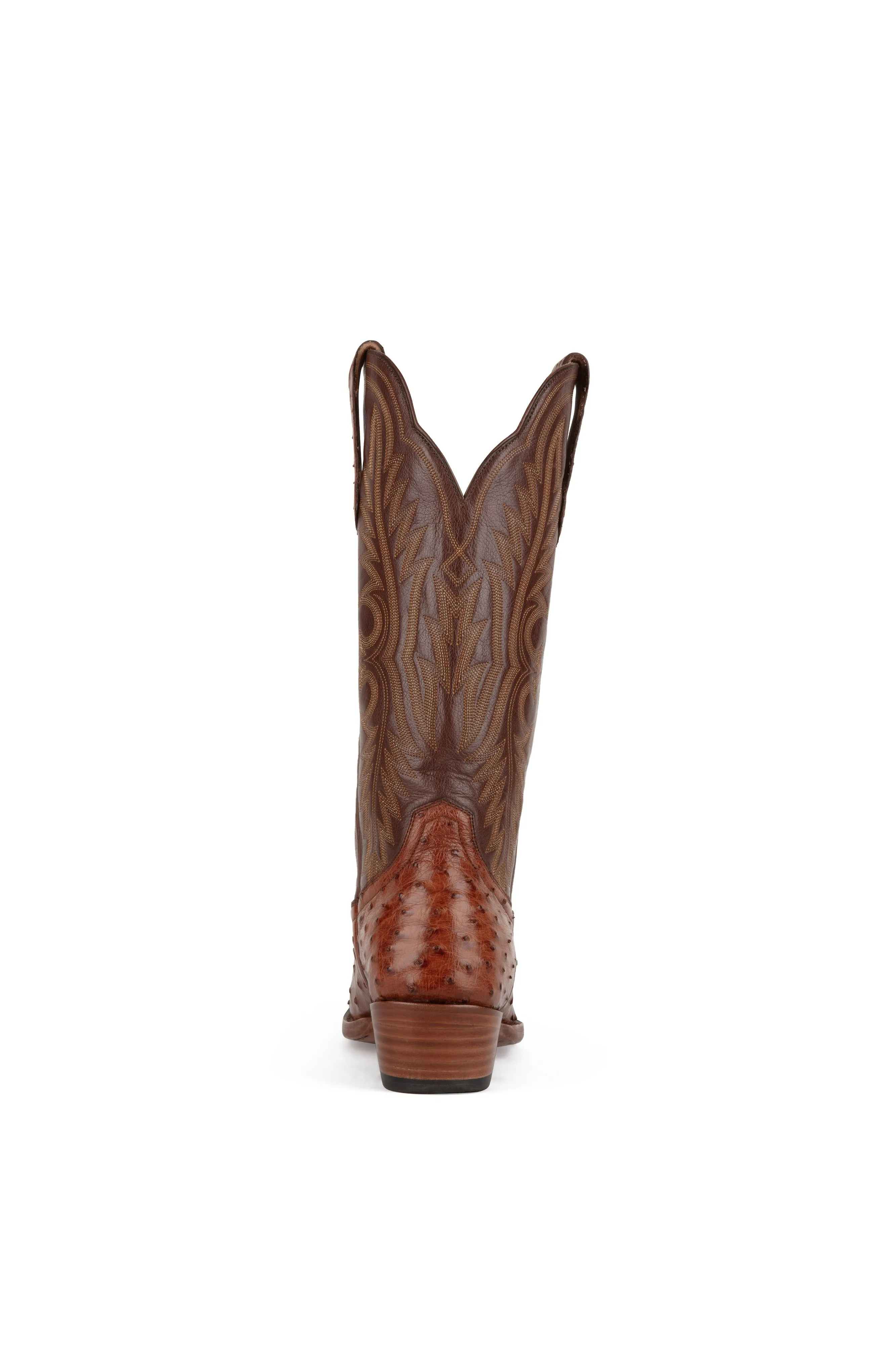 Allens Brand - Chloe Full Quill Ostrich - Brandy