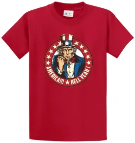 America Hell Yeah Printed Tee Shirt