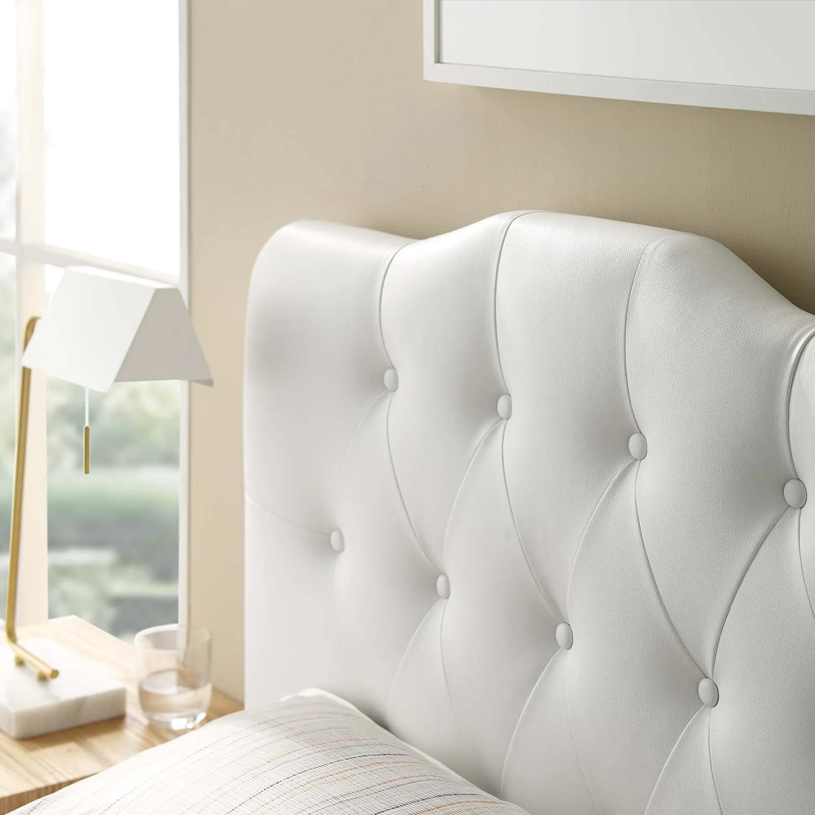 Annabel Upholstered Vinyl Headboard