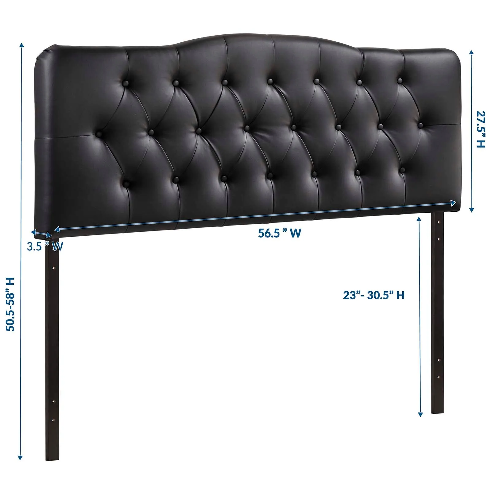 Annabel Upholstered Vinyl Headboard