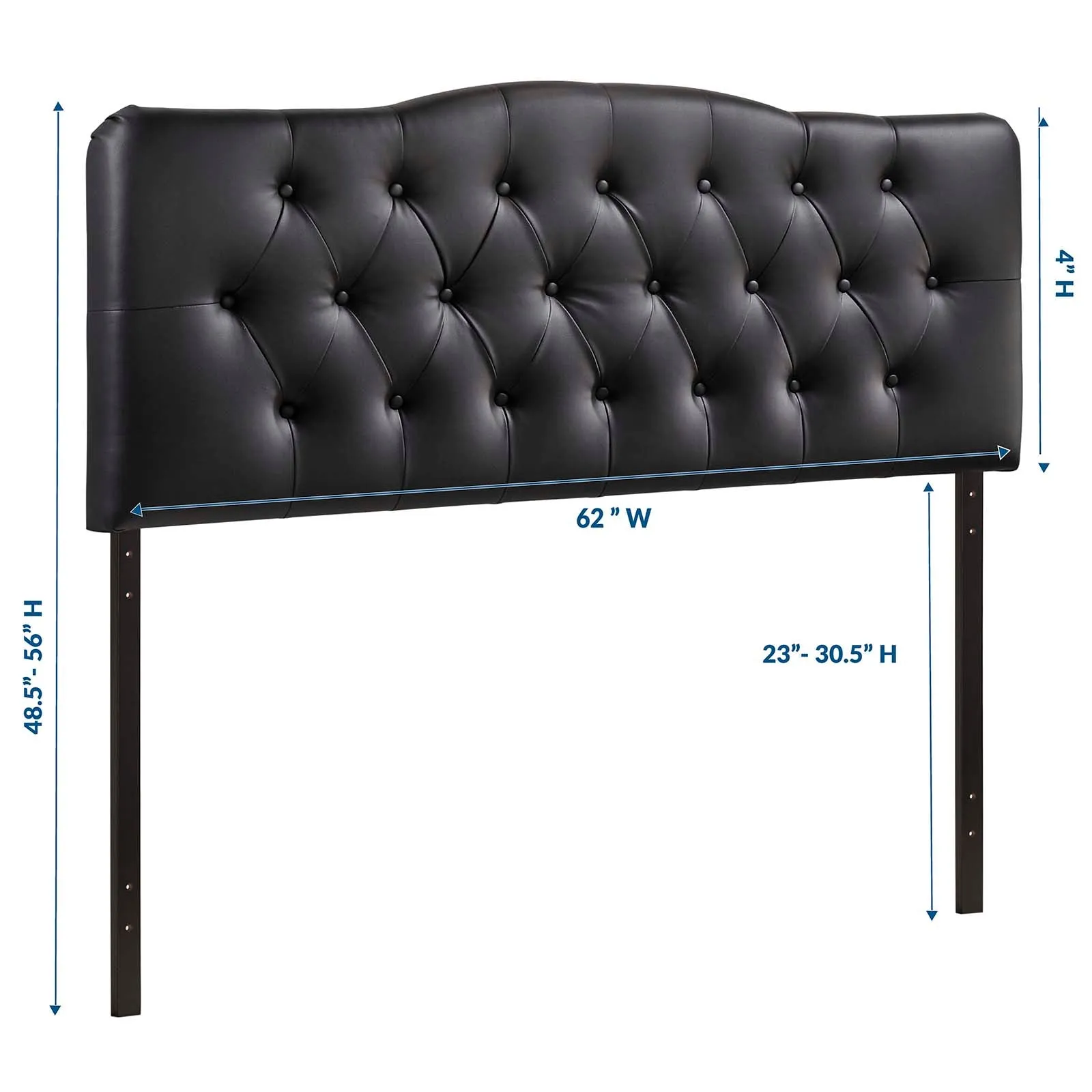 Annabel Upholstered Vinyl Headboard