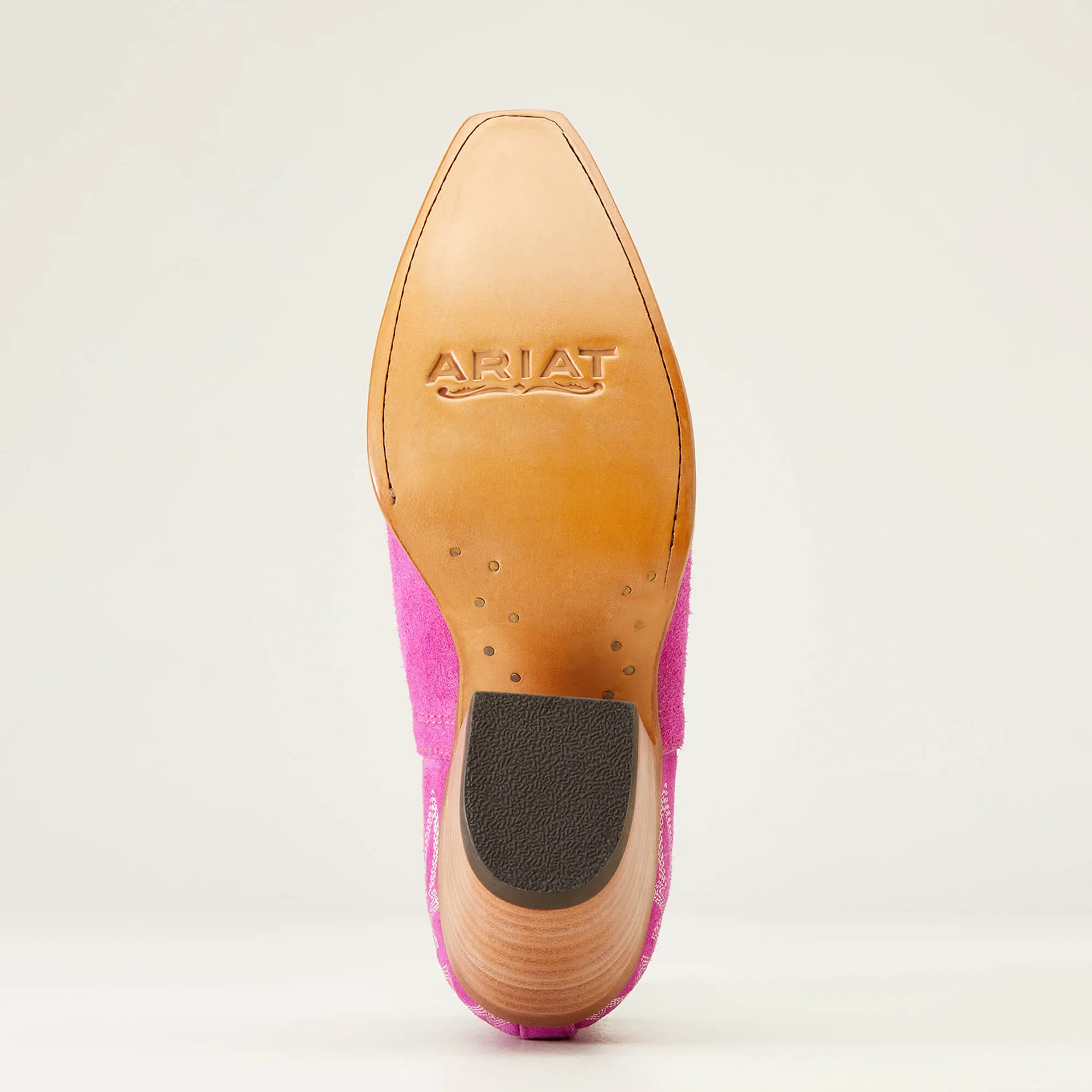 Ariat Dixon Pink Suede Western Boot