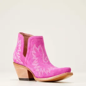 Ariat Dixon Pink Suede Western Boot