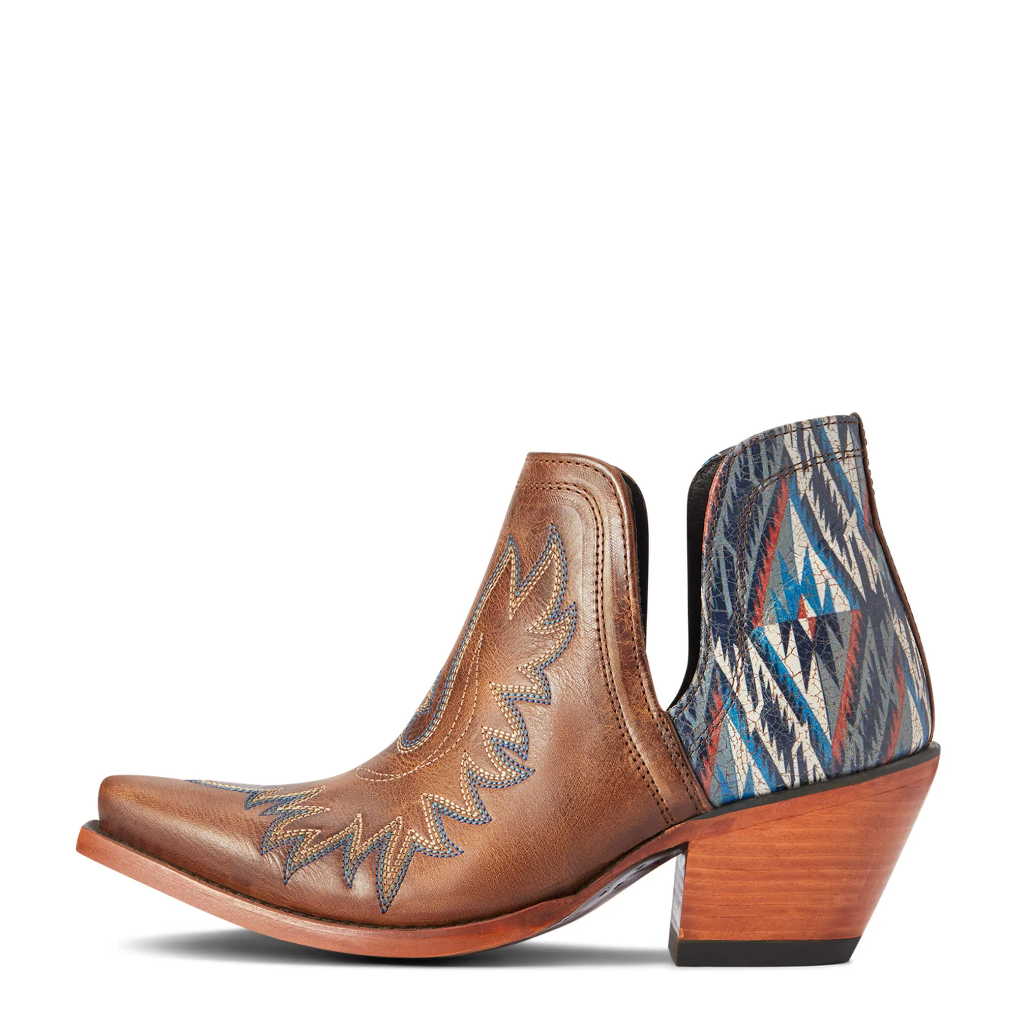 Ariat Women's Dixon Chimayo Western Boot - Fiery Tan