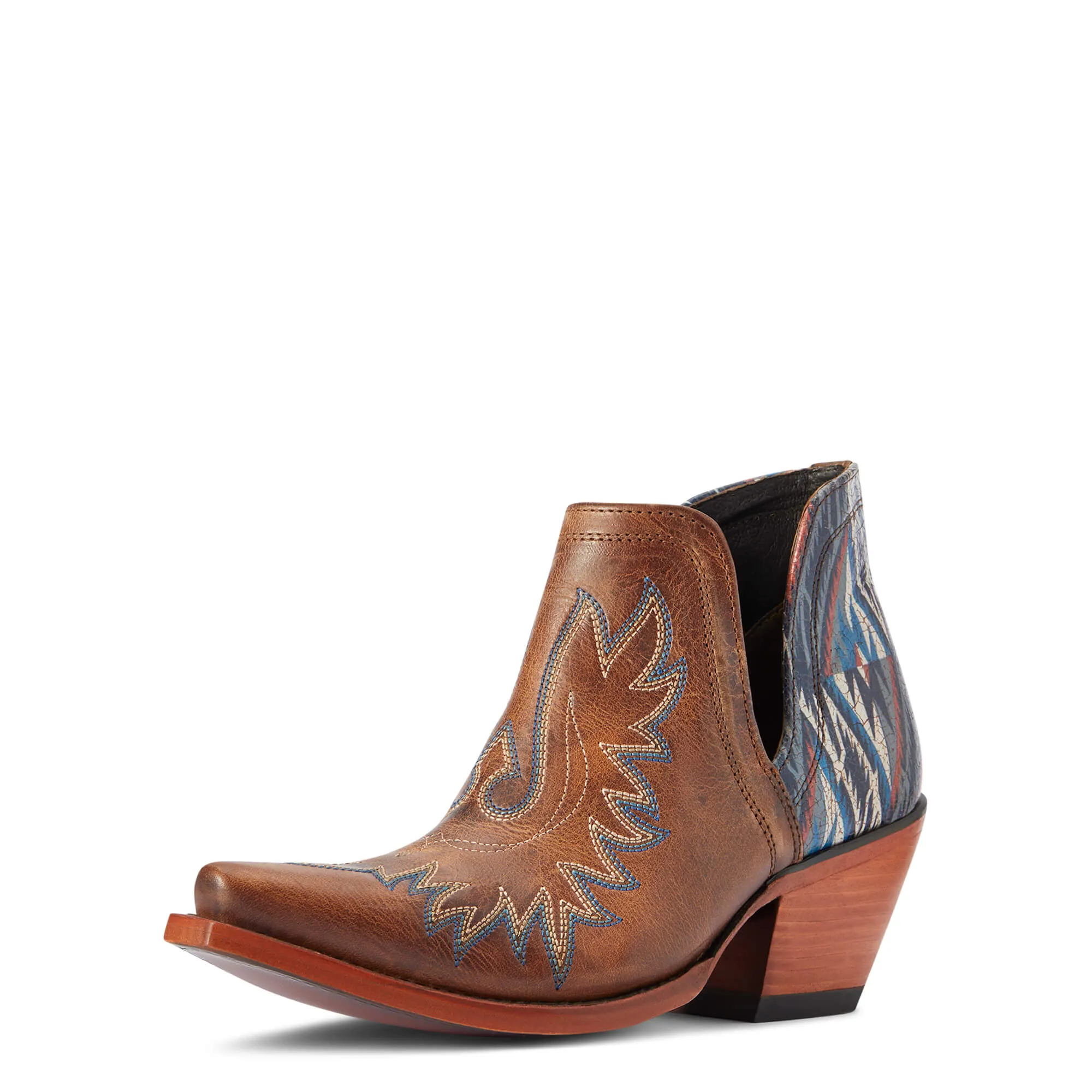 Ariat Women's Dixon Chimayo Western Boot - Fiery Tan