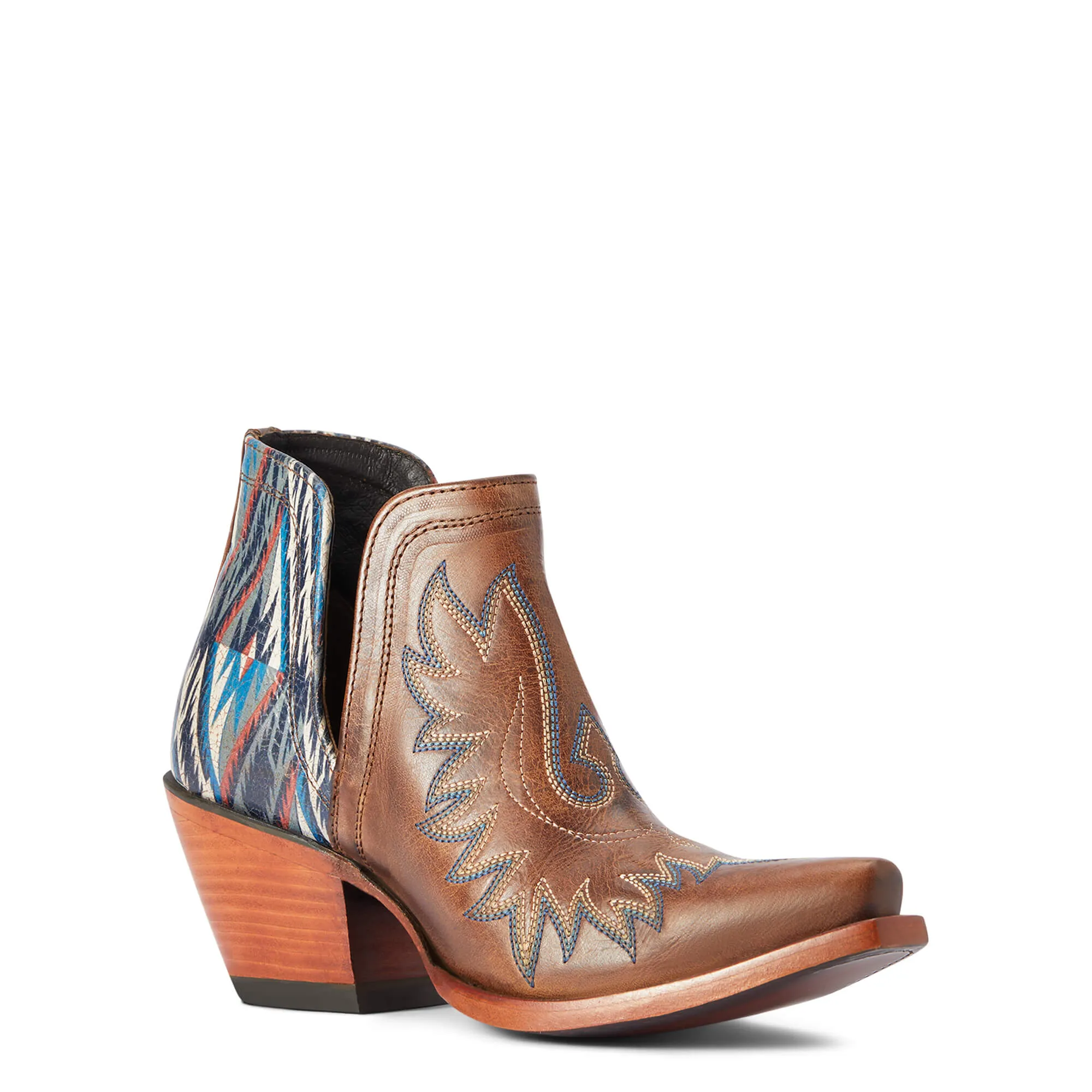 Ariat Women's Dixon Chimayo Western Boot - Fiery Tan