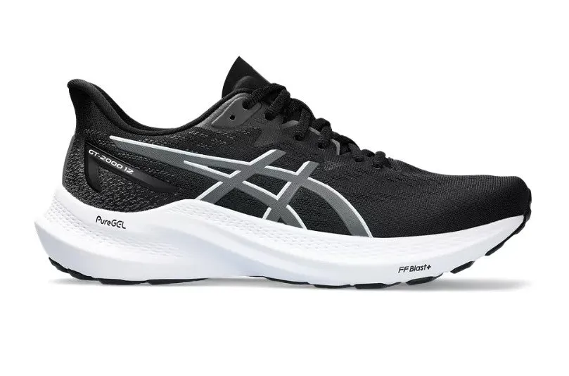 Asics GT-2000 12 (2A Width) - Black/Carrier Grey (Womens)