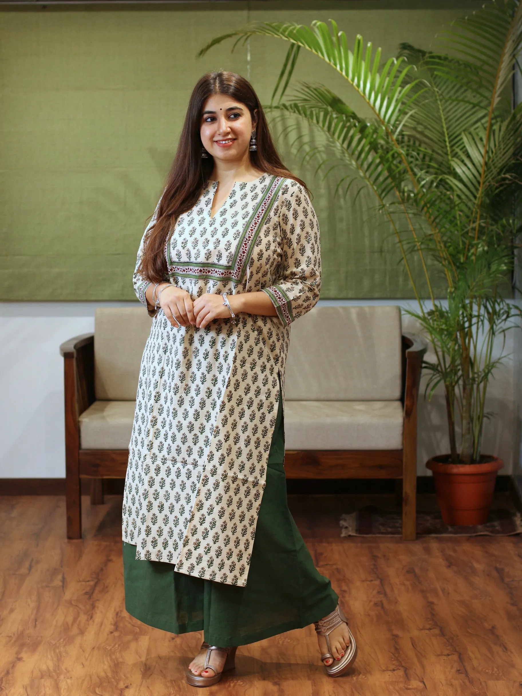 Asin Bagru Cotton Kurta