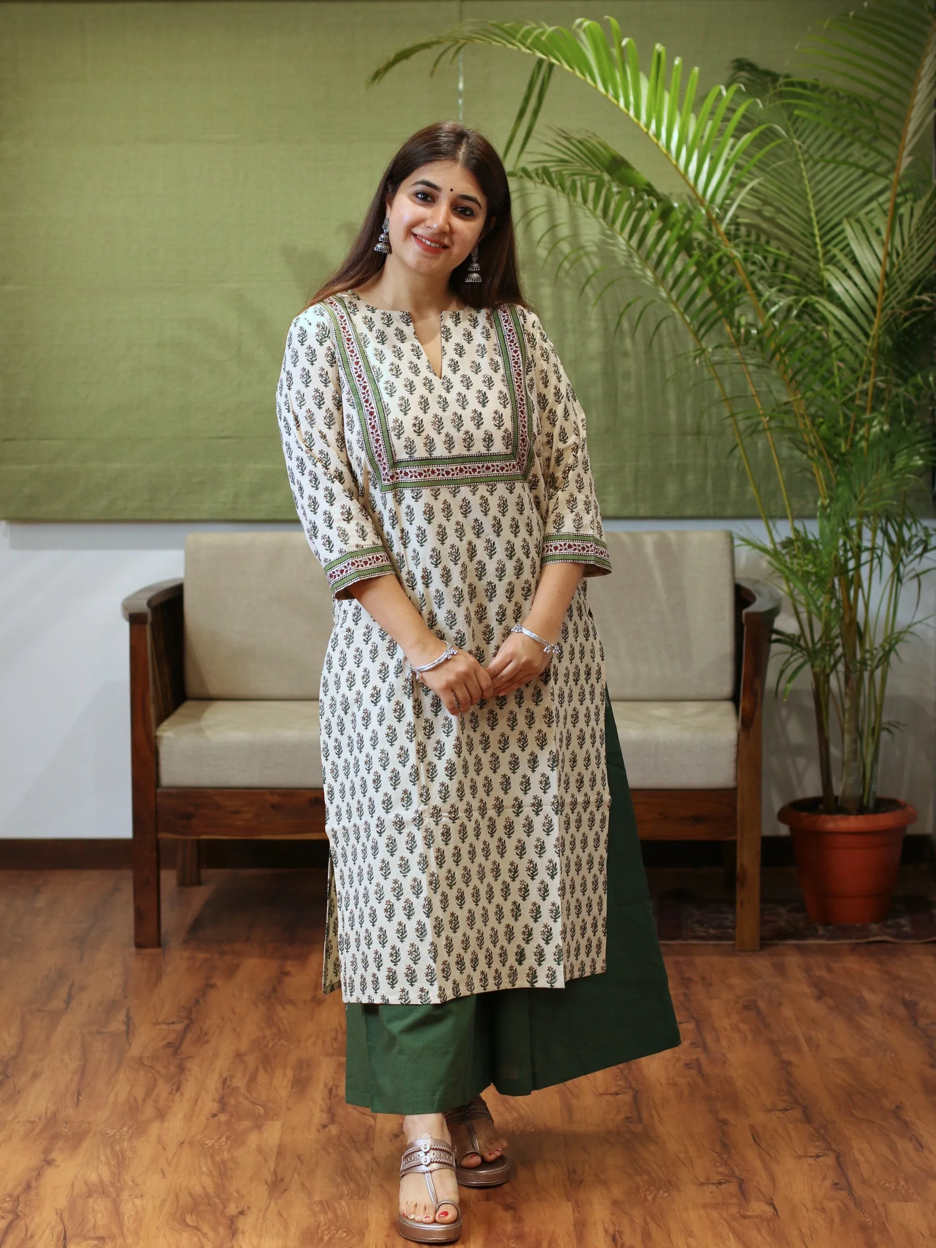 Asin Bagru Cotton Kurta