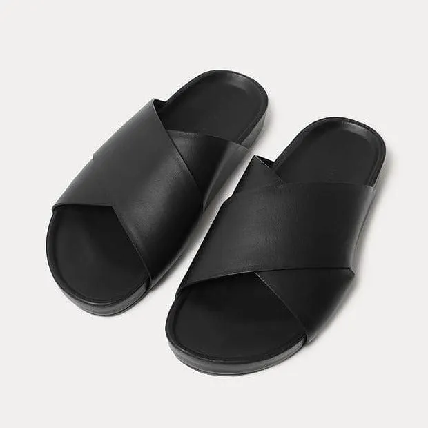 Assembly Label Crossover Slide - Black