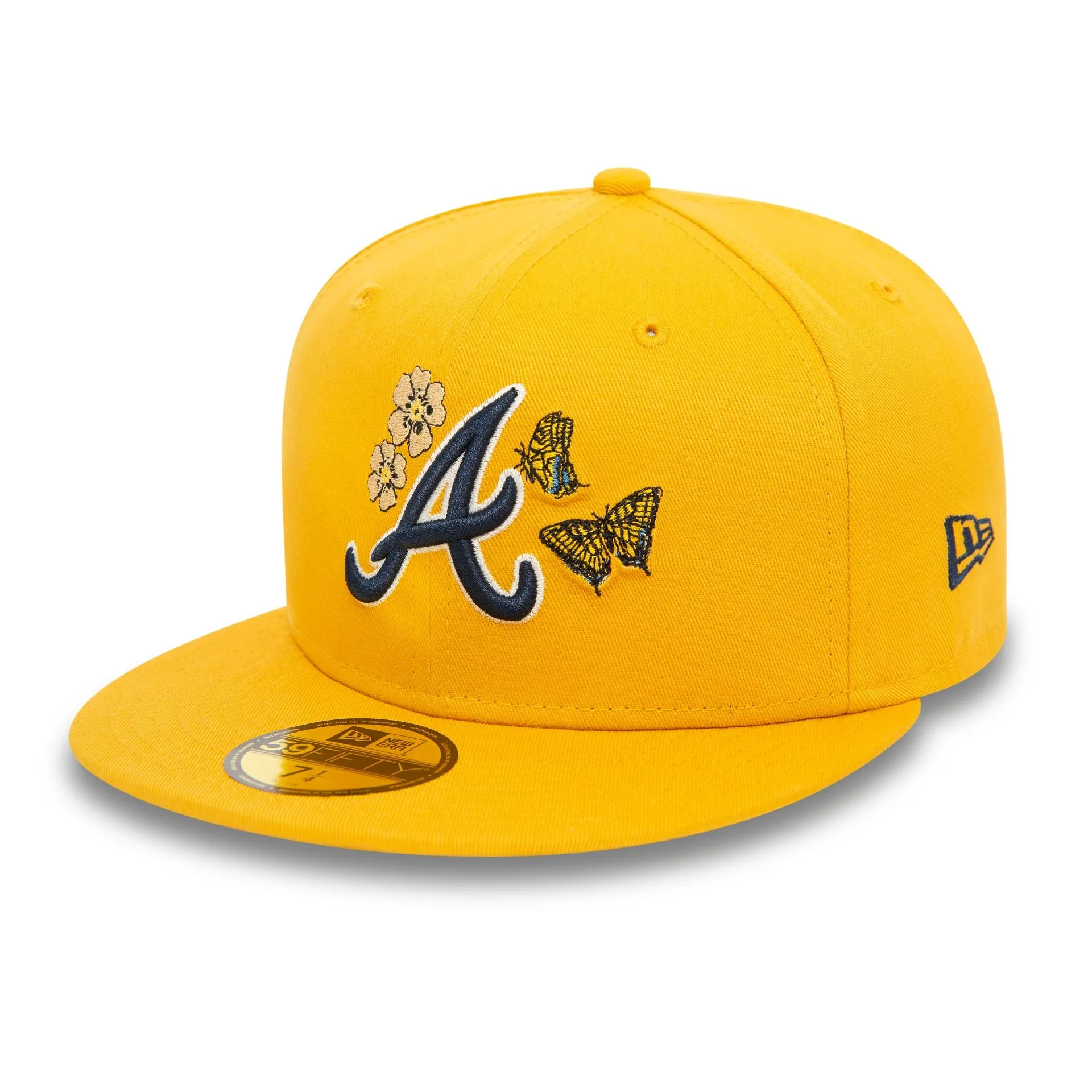 Atlanta Braves MLB Icon Dark Yellow 59FIFTY Fitted Cap