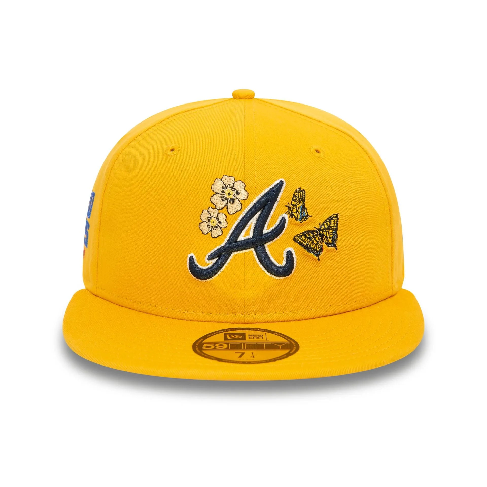 Atlanta Braves MLB Icon Dark Yellow 59FIFTY Fitted Cap