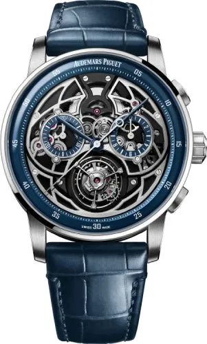 Audemars Piguet Code 11.59 Flying Tourbillon 41mm White Gold Blue Dial | 26396BC.OO.D321CR.01