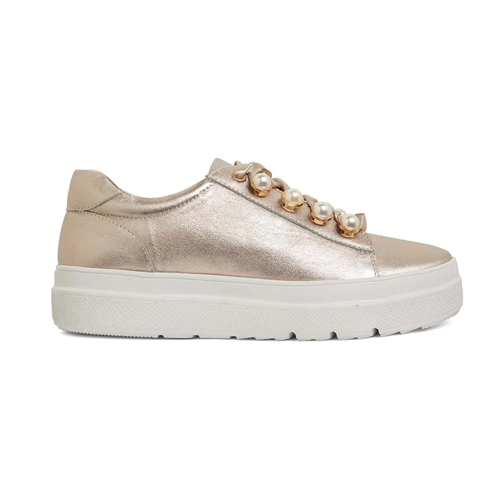 Bant Sneaker in Soft Gold Leather