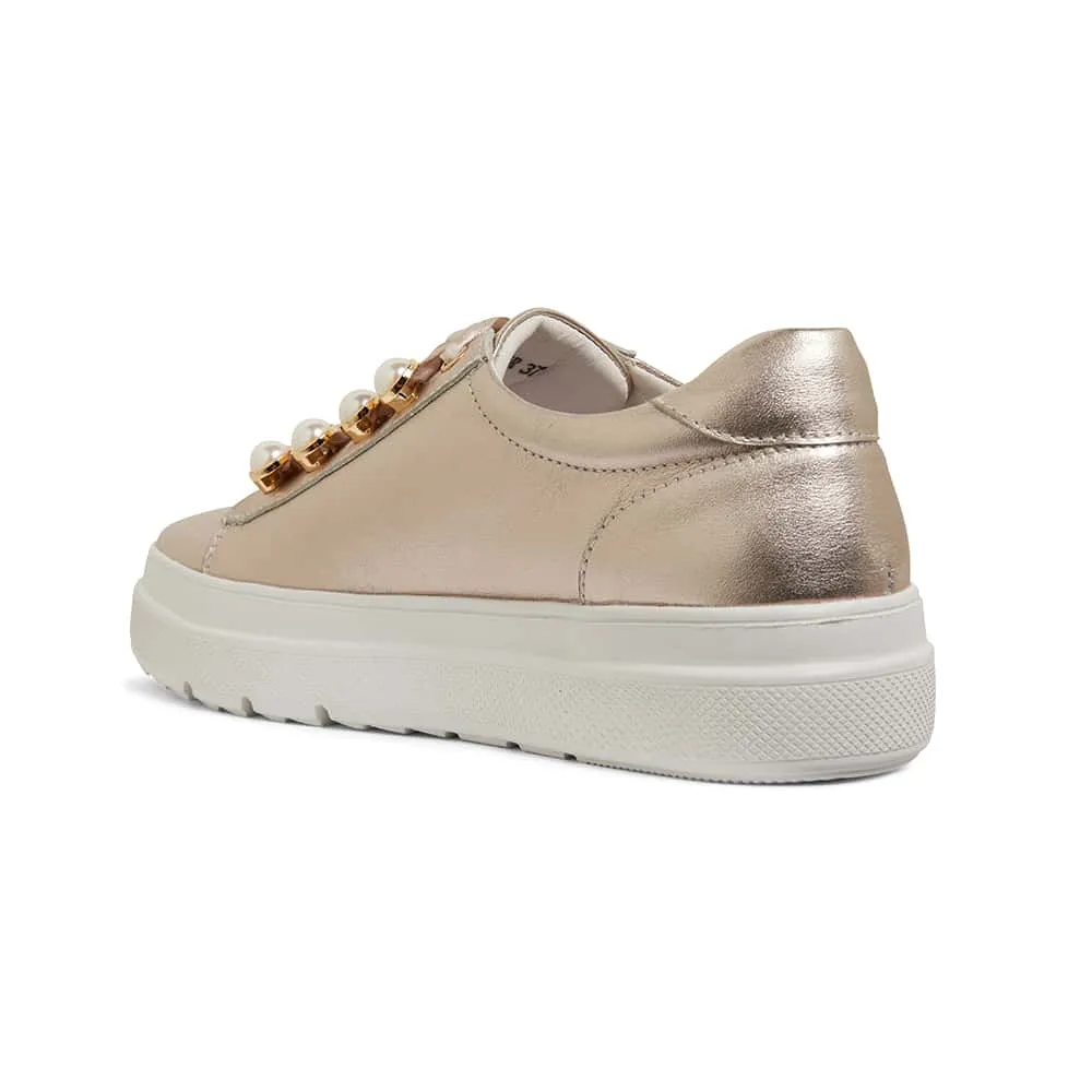 Bant Sneaker in Soft Gold Leather