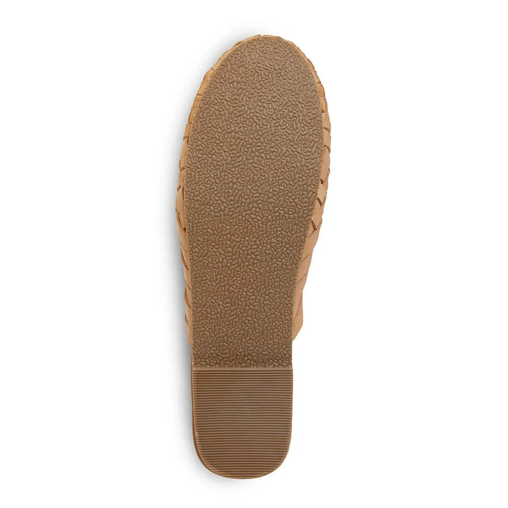 Barlow Slide in Natural Leather