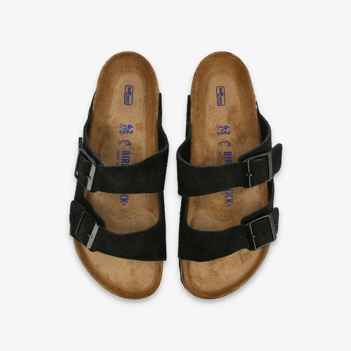 BIRKENSTOCK ARIZONA SOFT FOOTBED SUEDE LEATHER 【REGULAR】