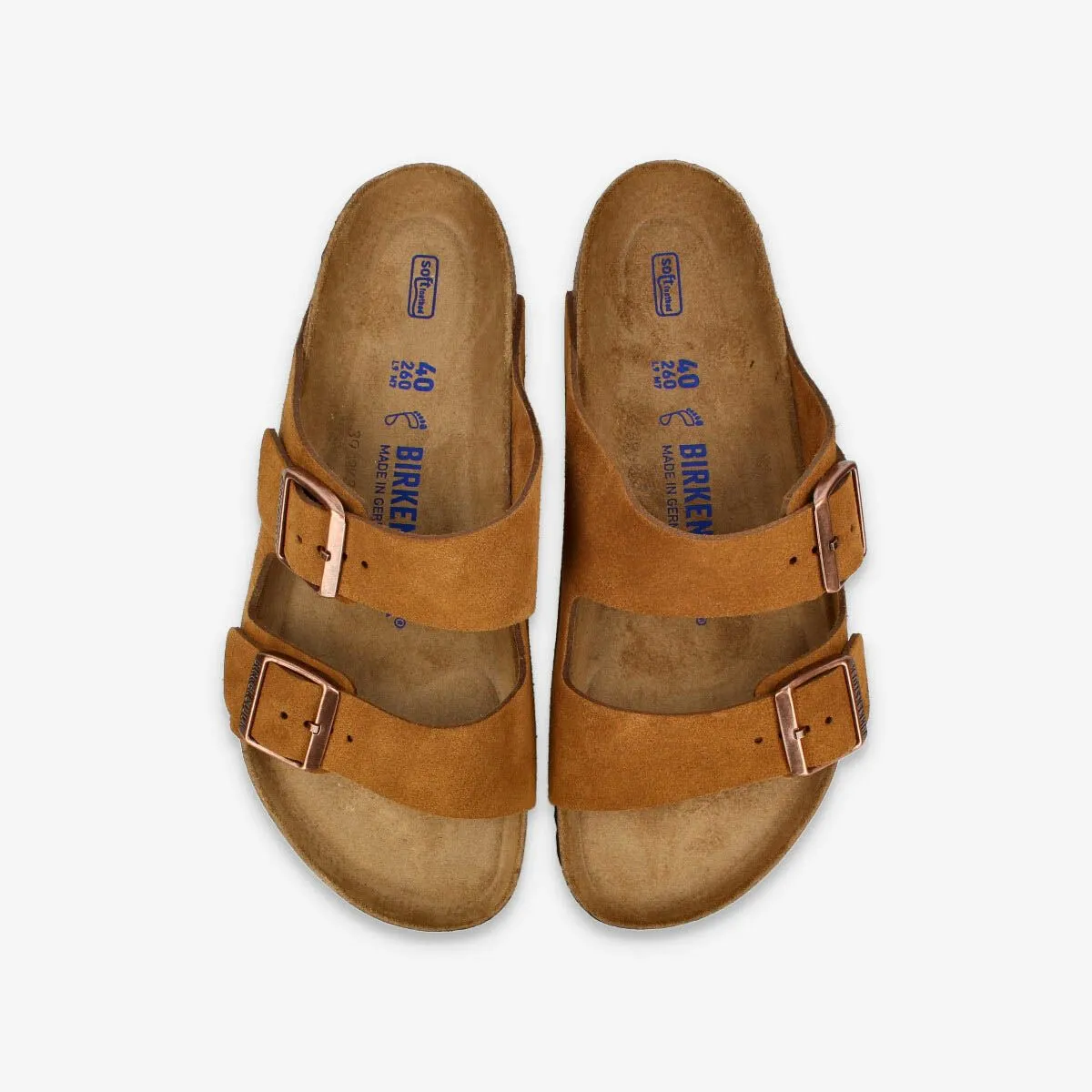 BIRKENSTOCK ARIZONA SOFT FOOTBED SUEDE LEATHER 【REGULAR】