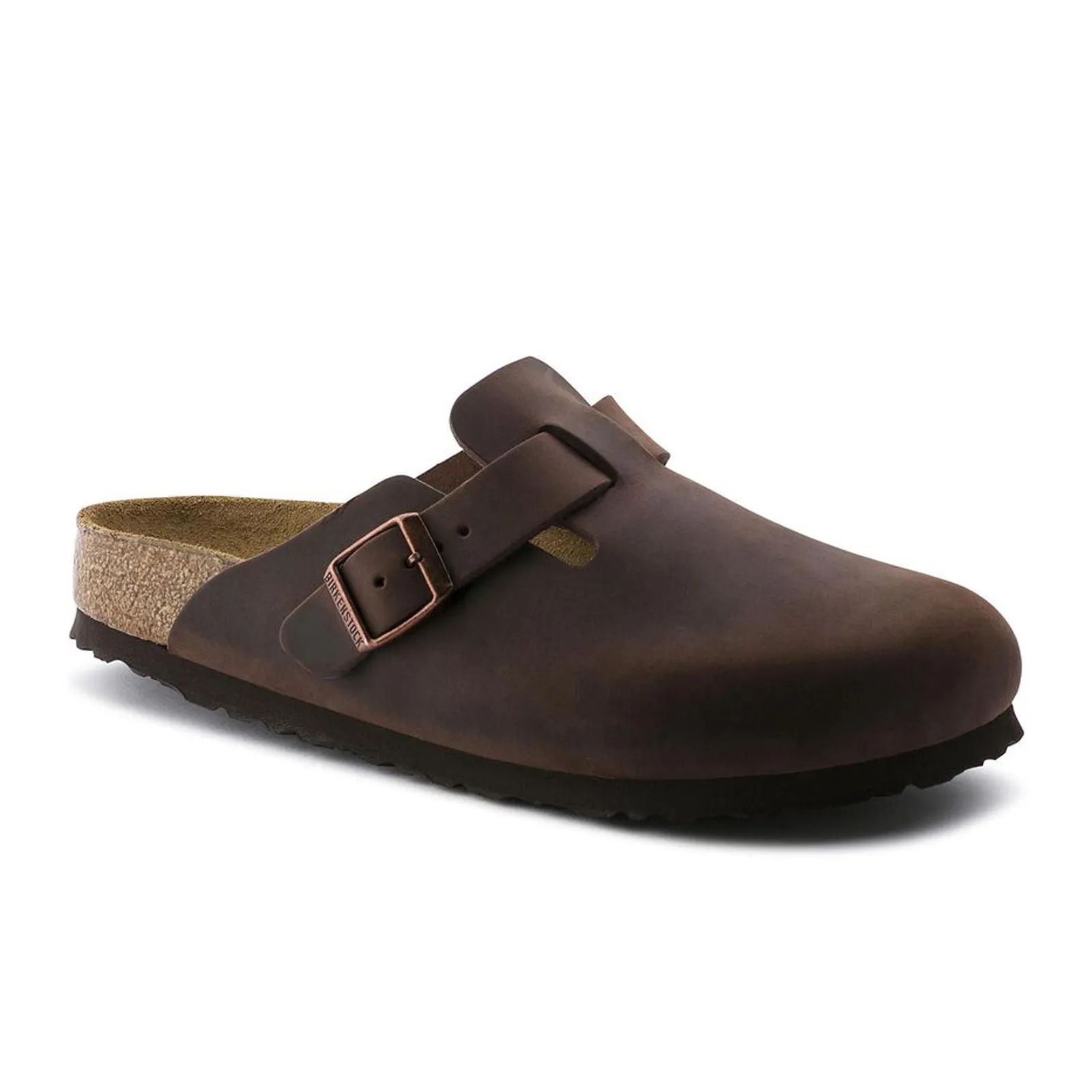 Birkenstock Boston Soft Footbed Clog (Unisex) - Habana Oiled Leather