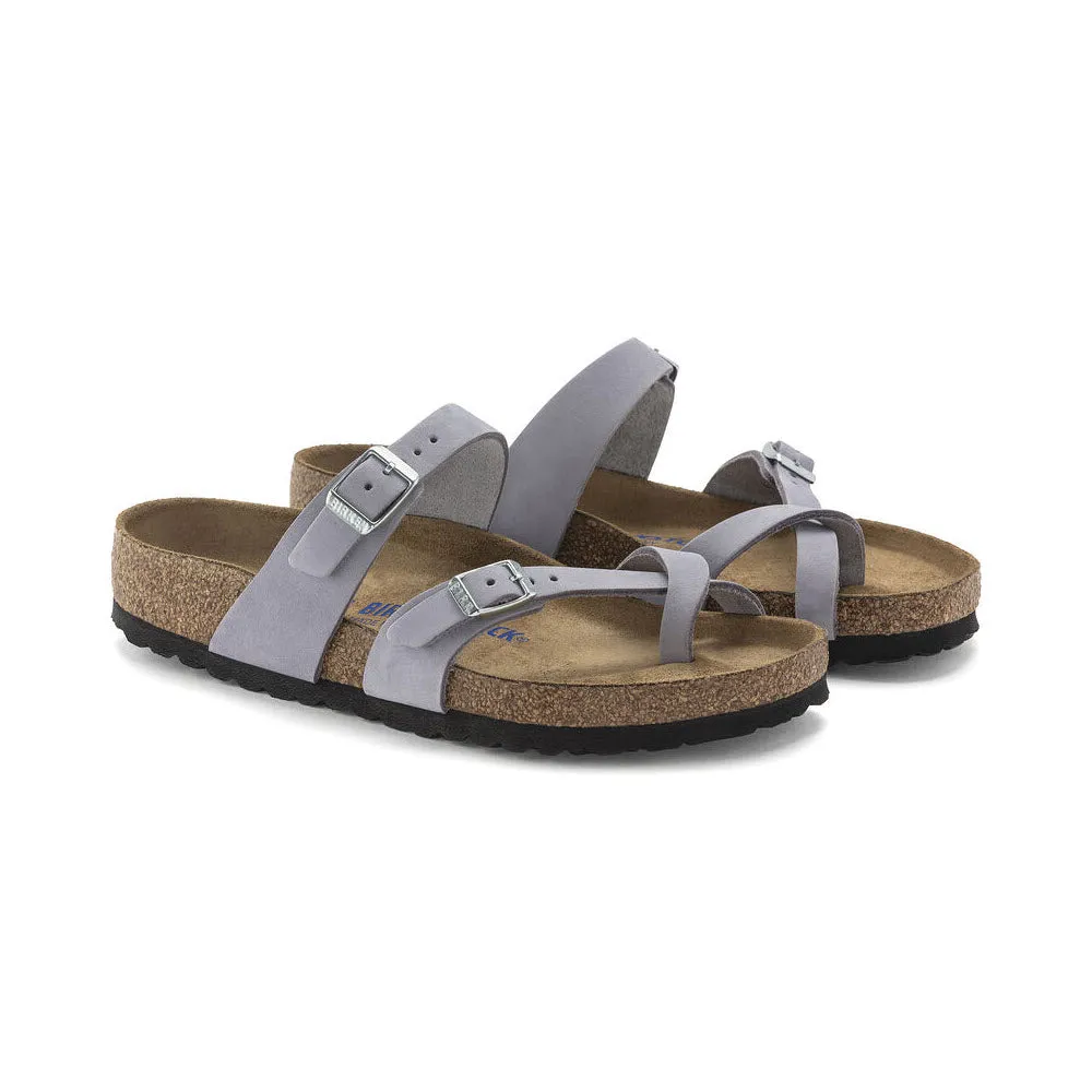 BIRKENSTOCK MAYARI PURPLE FOG NUBUCK - WOMENS