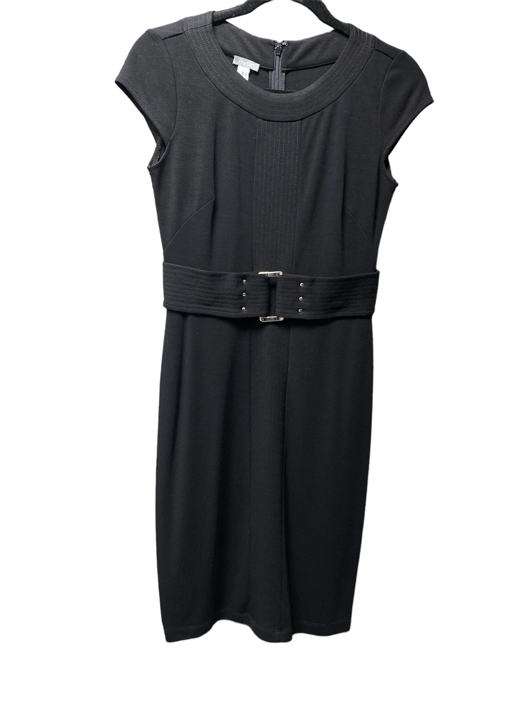 Black Dress Casual Short Muse, Size 2