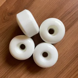 BLANK - White 52mm Hard C-Cut Skateboard Wheels