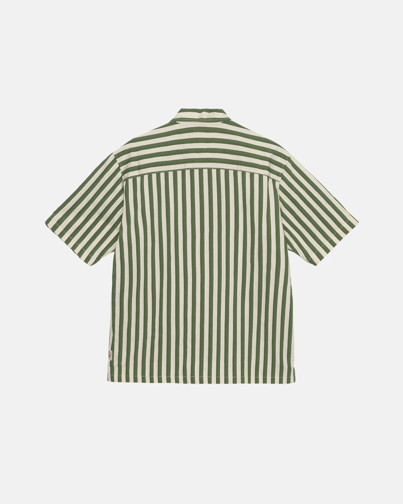 BOXY FLAT HEM SHIRT STRIPED