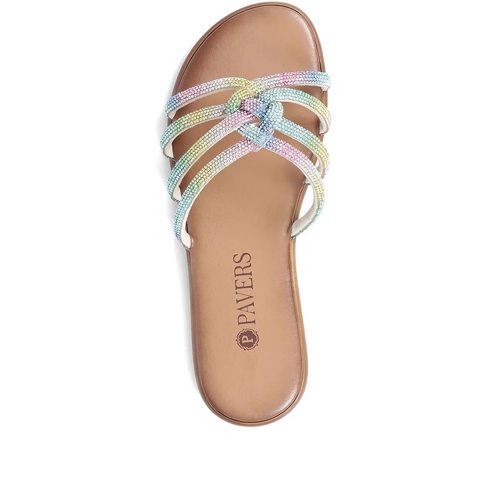 Braided Detail Strappy Sandals - CLUBS37001 / 323 835