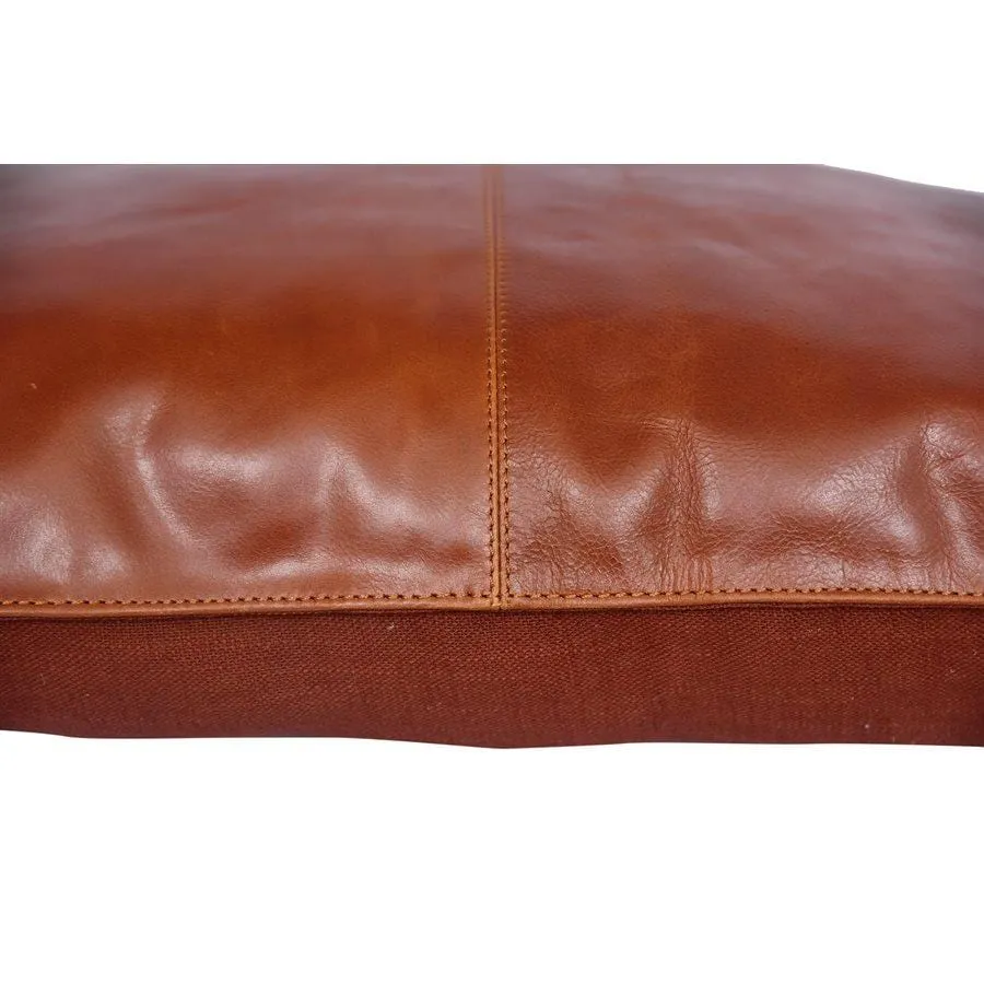 Buckskin Leather Lumbar Pillow