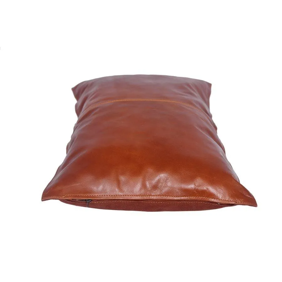 Buckskin Leather Lumbar Pillow