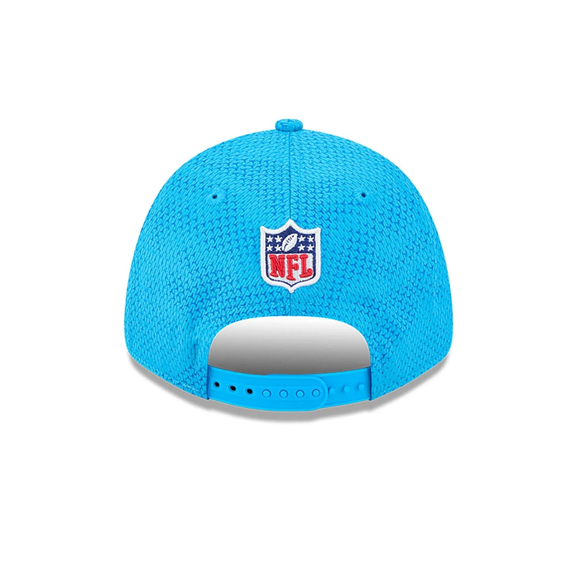 Carolina Panthers NFL Sideline 2024 Blue 9FORTY Stretch Snap Cap