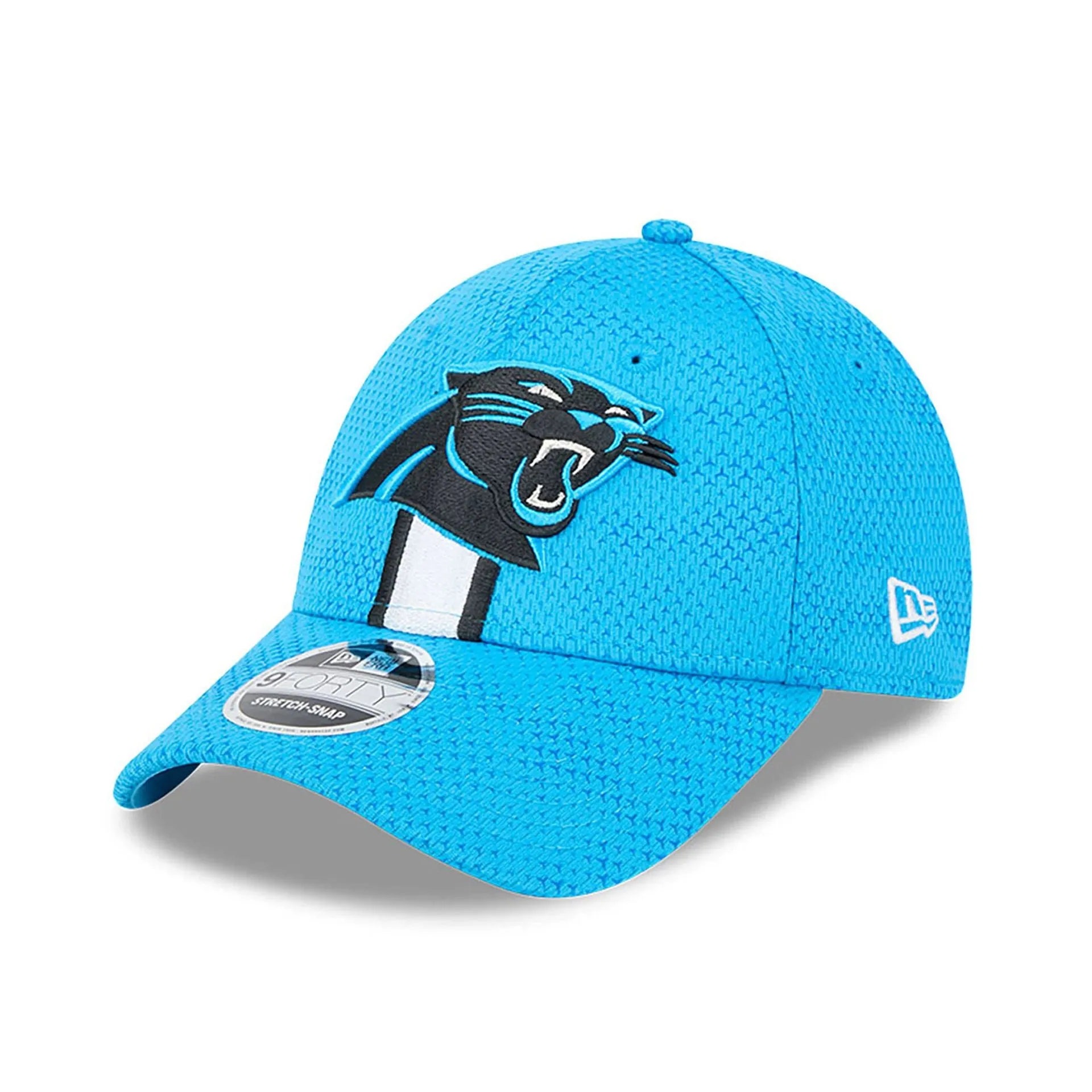 Carolina Panthers NFL Sideline 2024 Blue 9FORTY Stretch Snap Cap