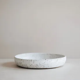 Ceramic Flat Bowl - Speckle