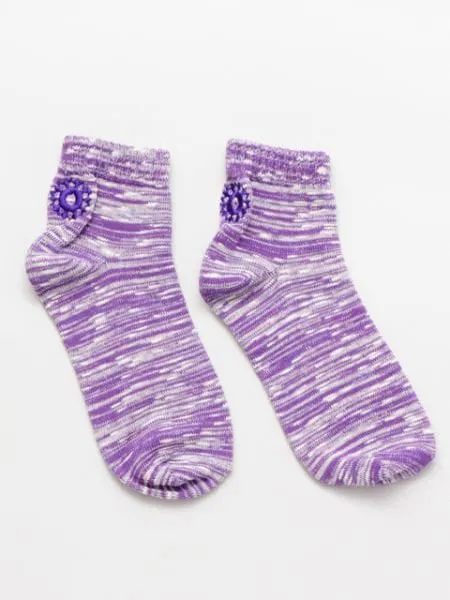 Chakra Pattern Short Socks 23-25cm