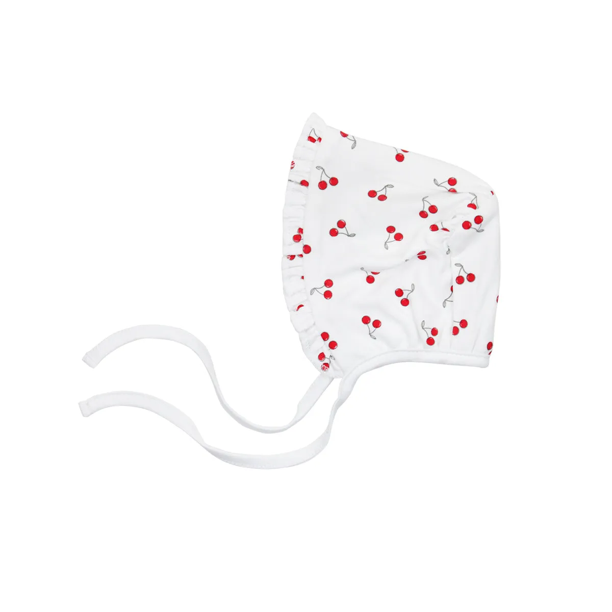 Cherries Printed Bonnet | Baby Girl